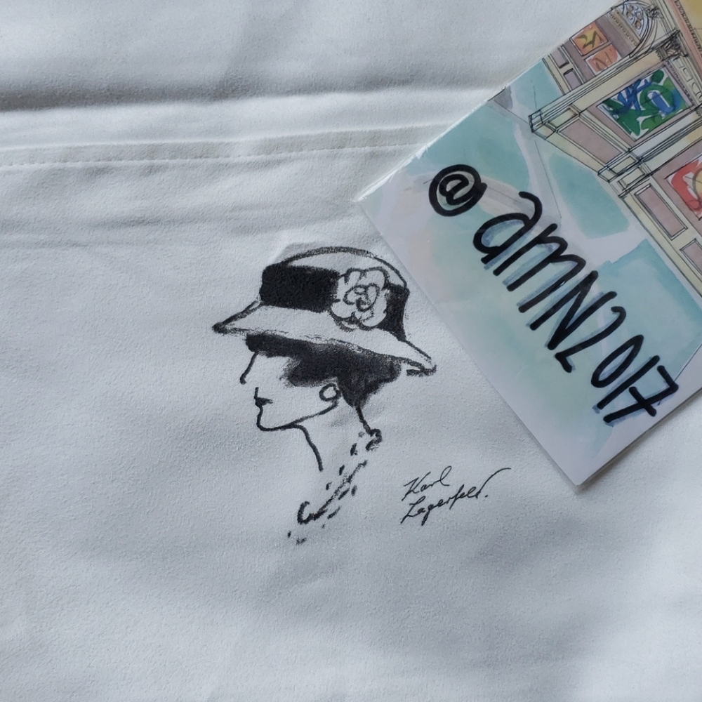 Chanel Dust Bag signed by Karl Lagerfeld - Picture 7 of 8